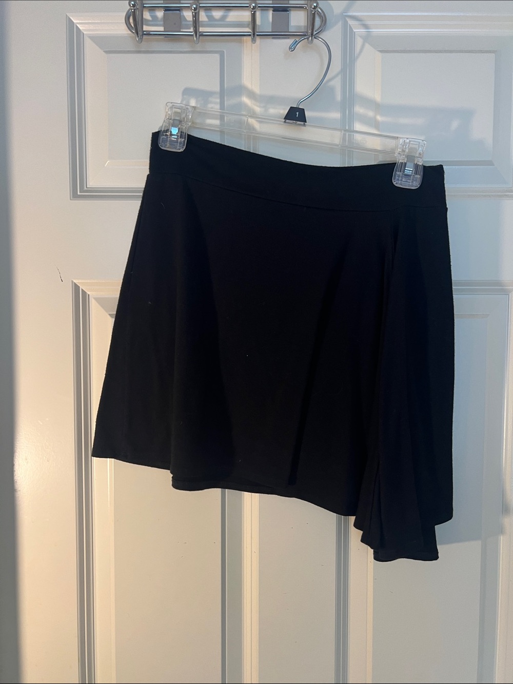 Black Asymmetrical Skirt - Brand Unknown